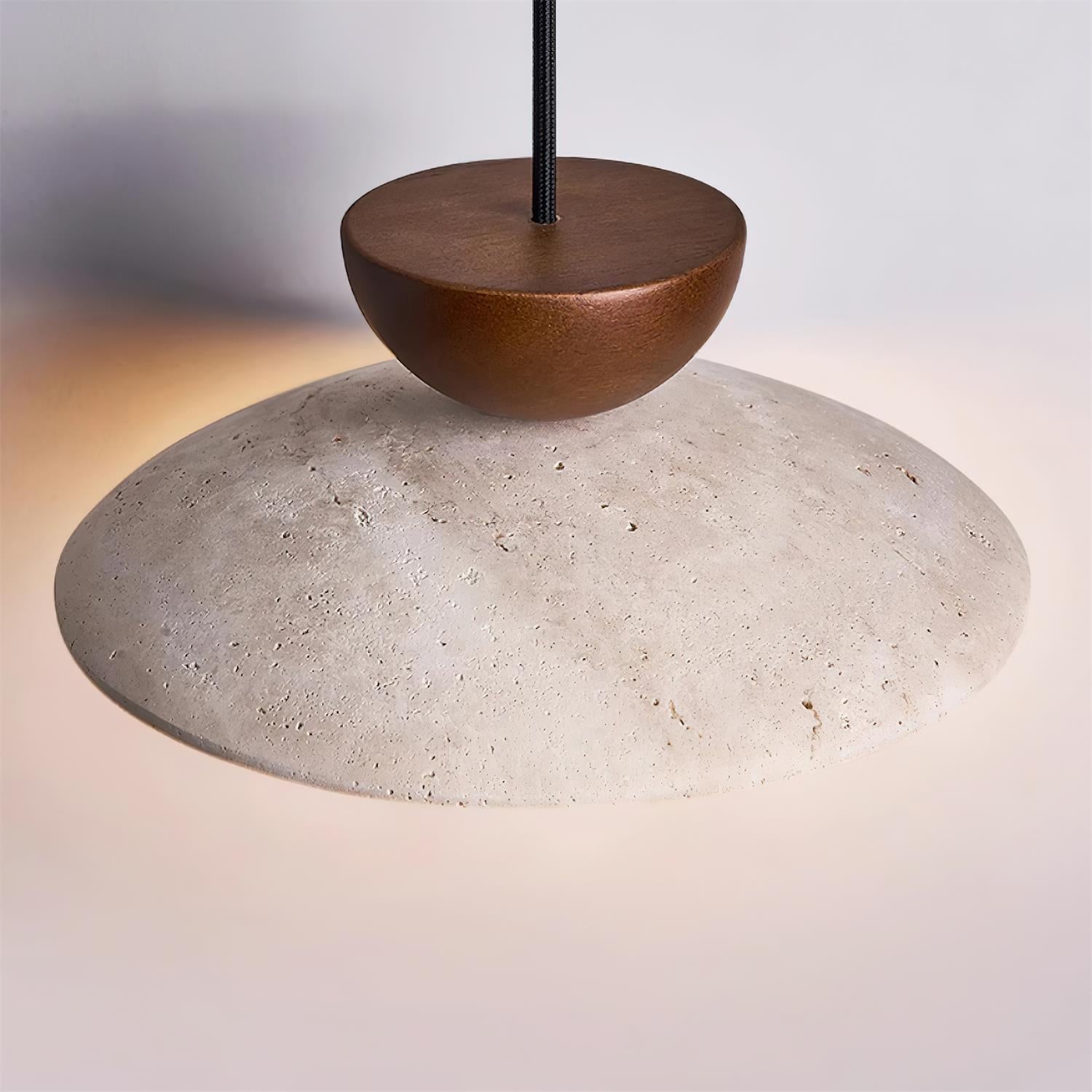 Cleo Travertine Pendant Lights - Neutral Decor