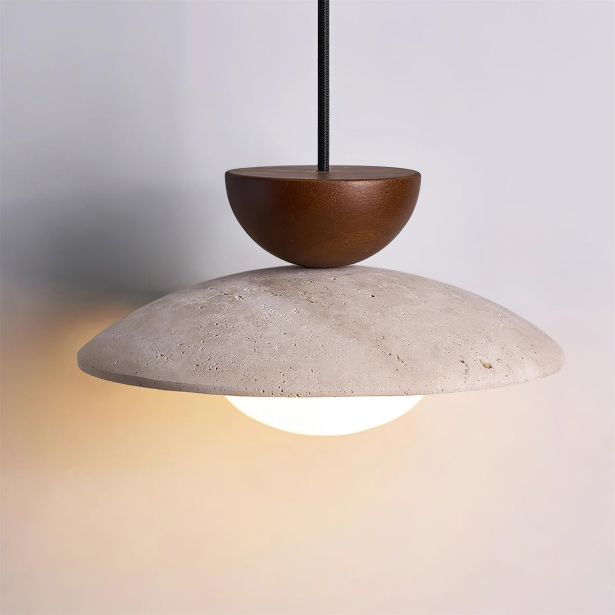 Cleo Travertine Pendant Lights - Neutral Decor