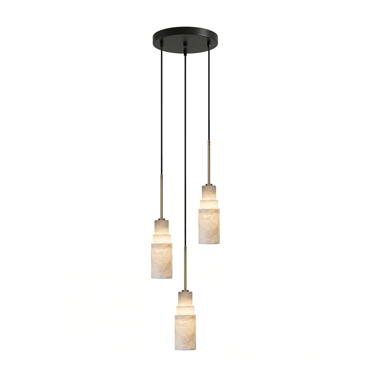Eirelira Alabaster Cluster Chandelier