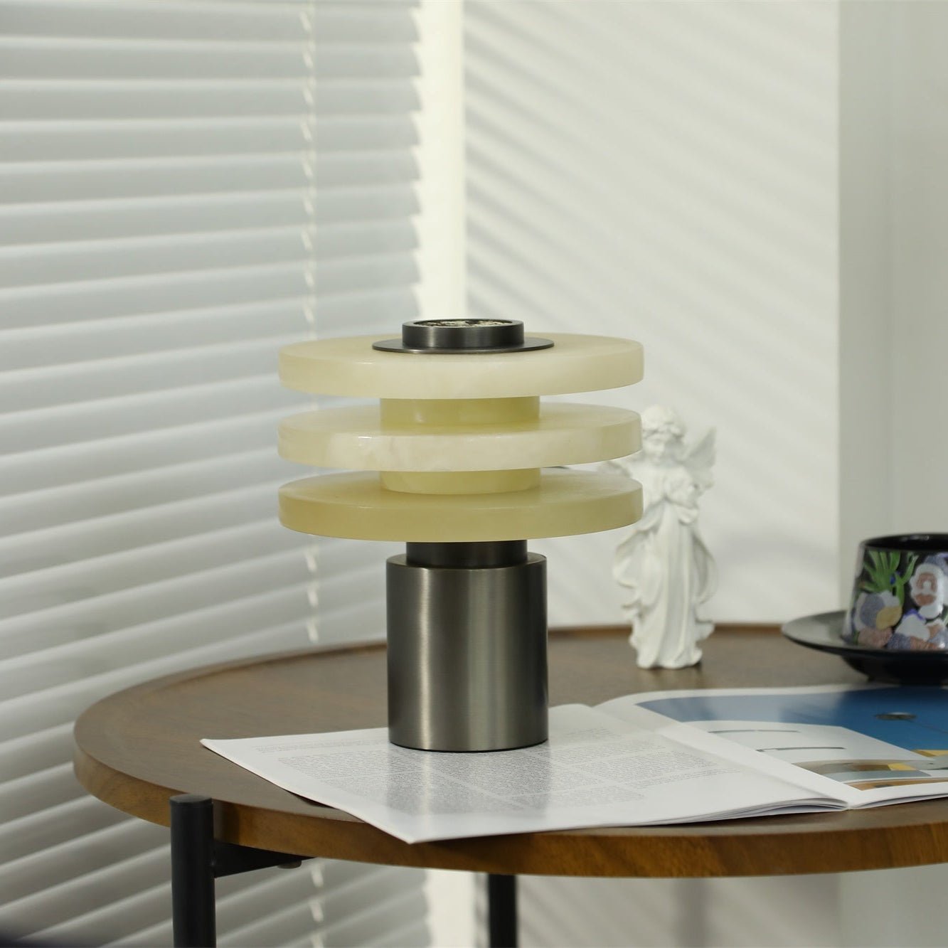 Pryt Obelisk Alabaster Table Lamp