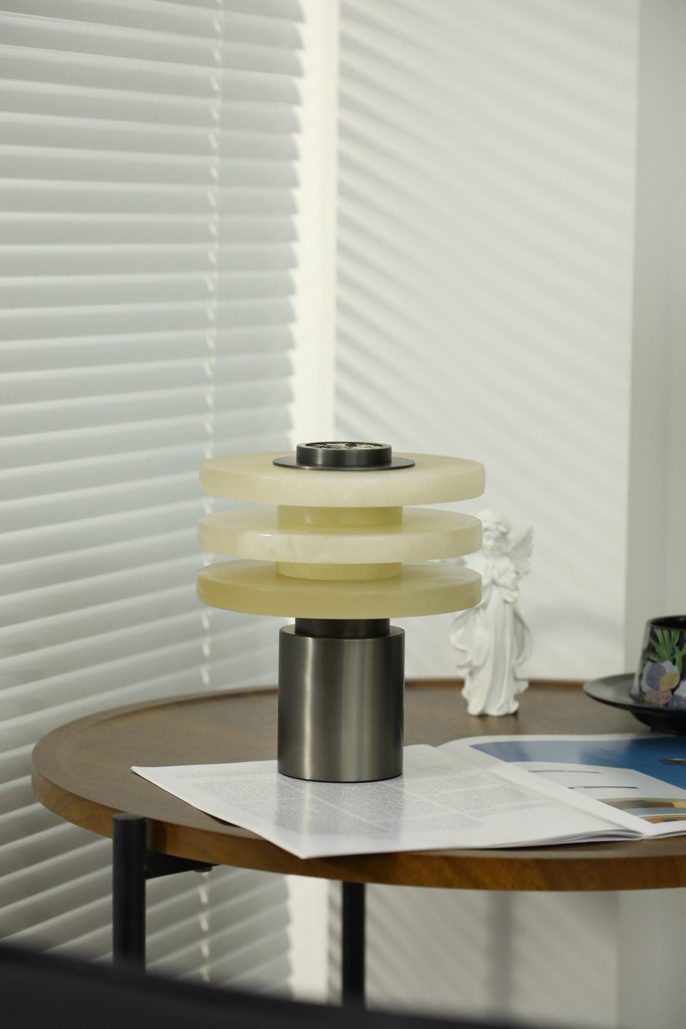 Pryt Obelisk Alabaster Table Lamp