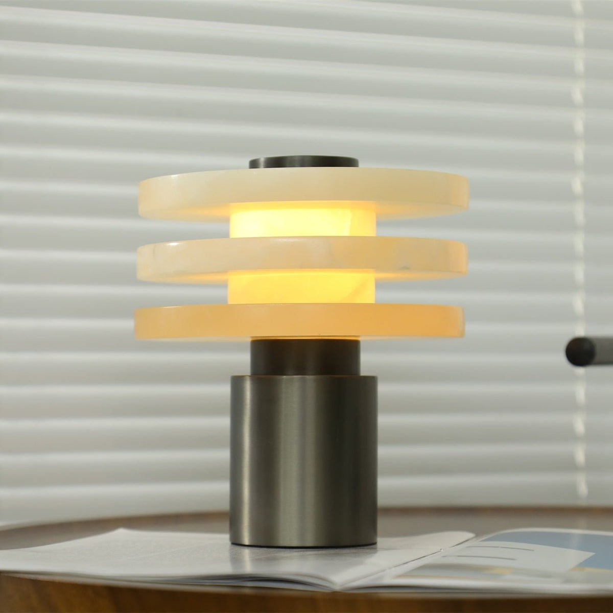 Pryt Obelisk Alabaster Table Lamp