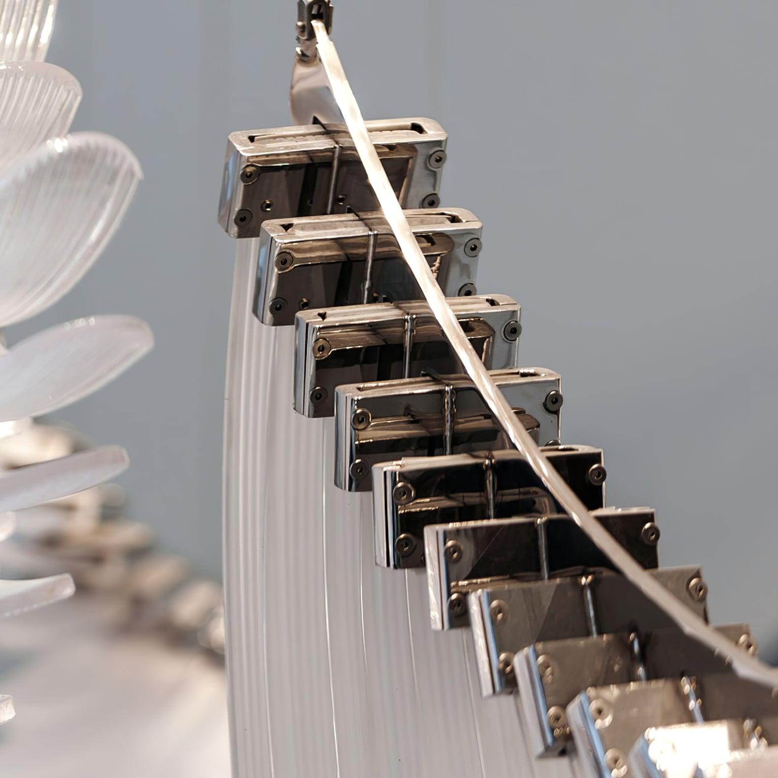 Tiered Postmodern Luxury Palmette Chandelier