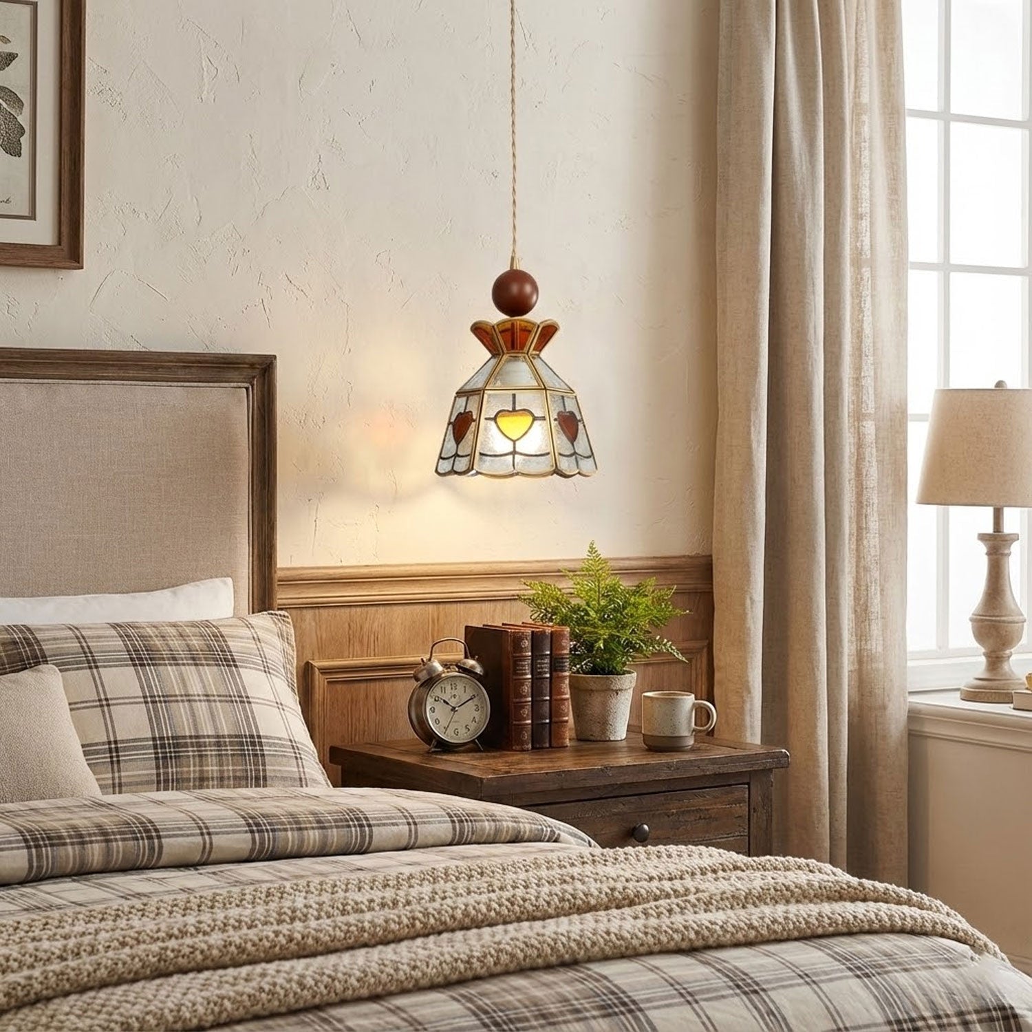 Glenvale Stained Glass Pendant Light