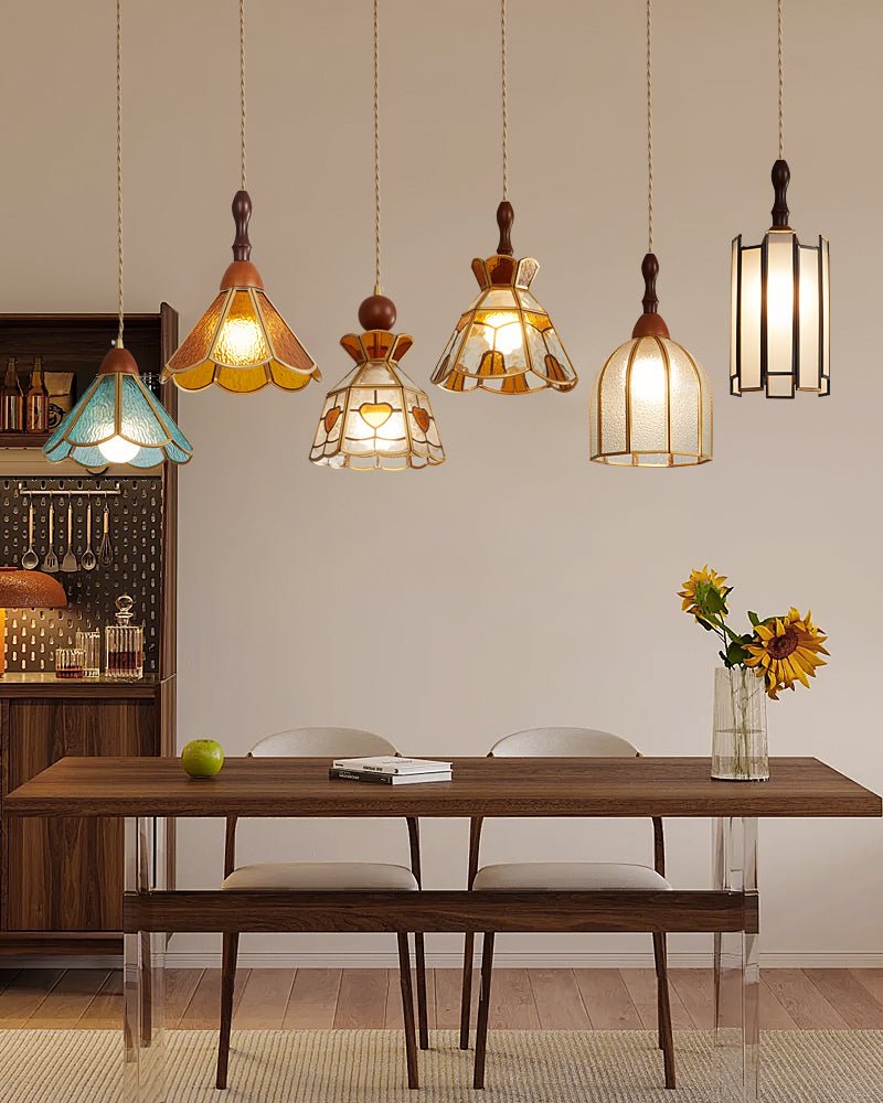 Glenvale Stained Glass Pendant Light