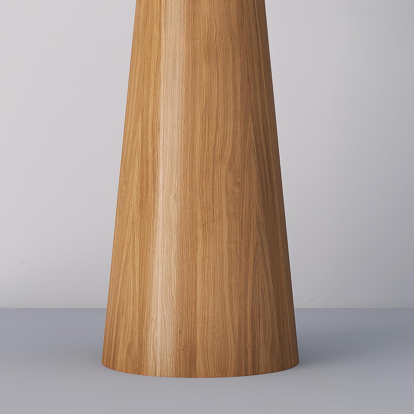 Apex Wooden Tapered Floor Lamp