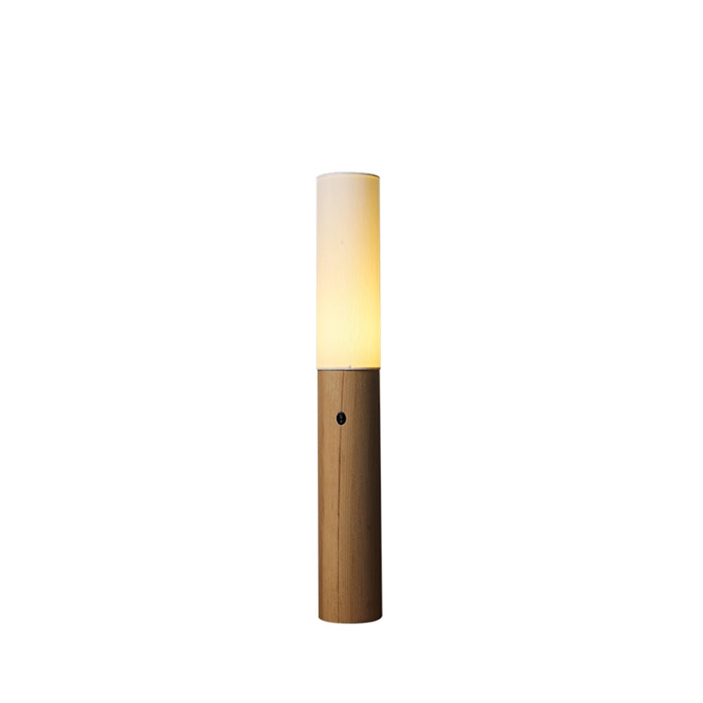 Vero Timber Column Floor Lamp - Neutral Decor