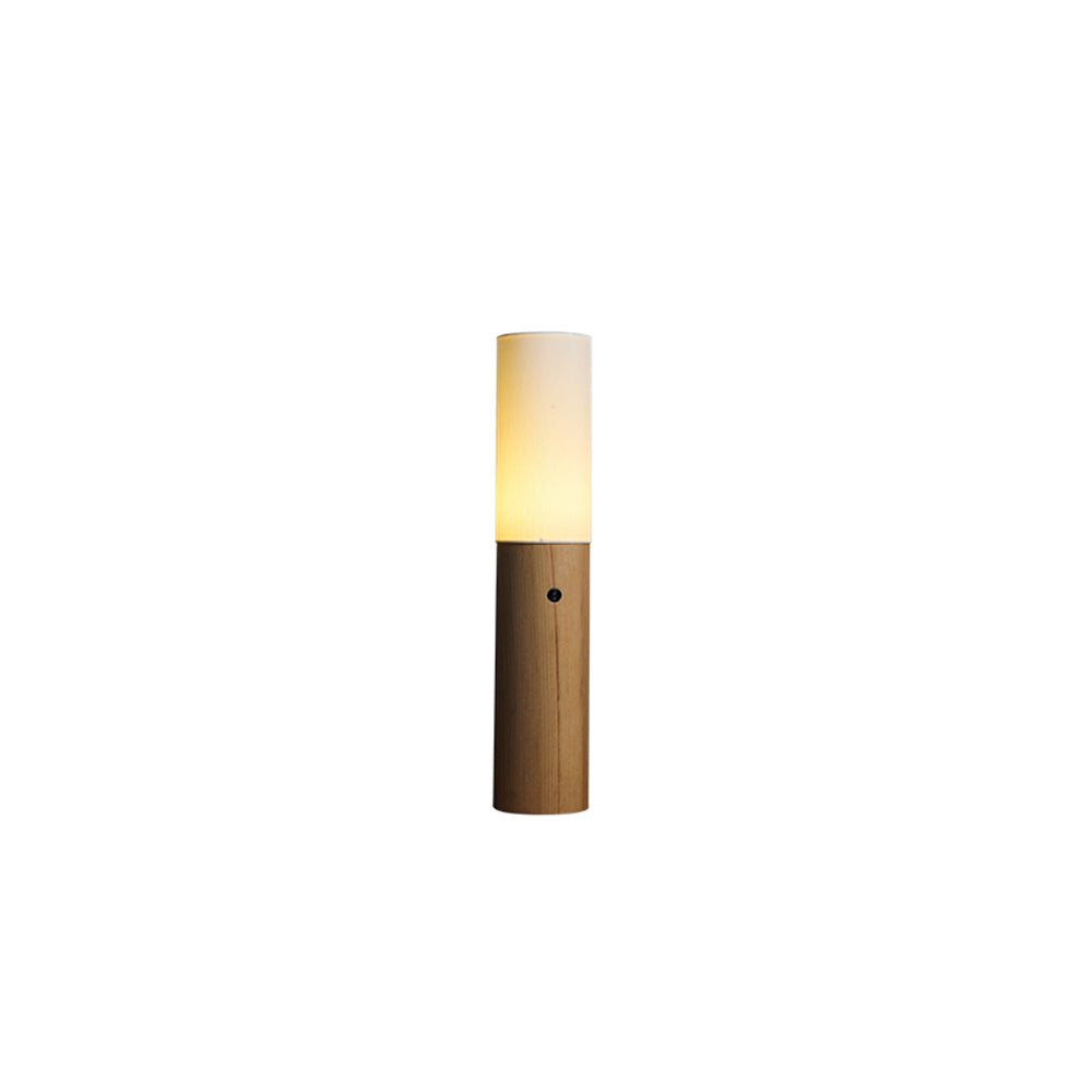 Vero Timber Column Floor Lamp - Neutral Decor