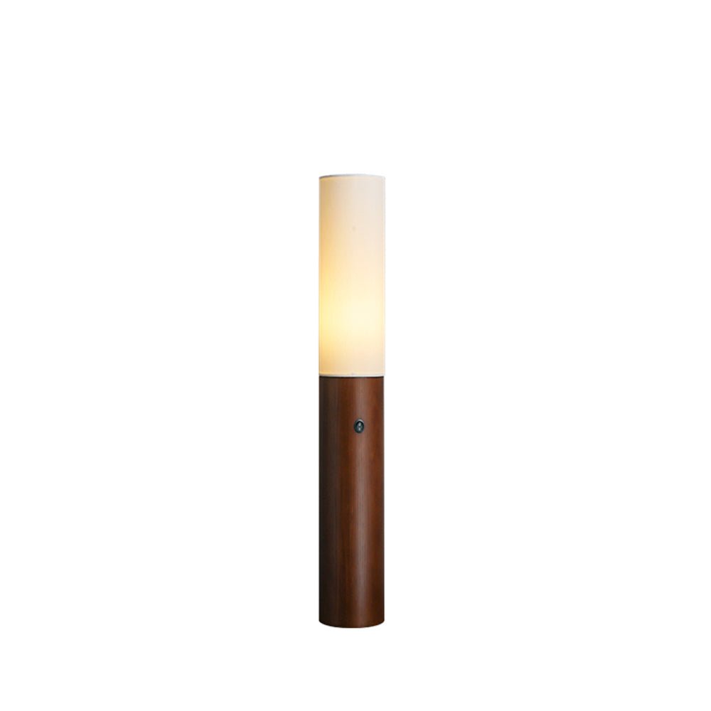 Vero Timber Column Floor Lamp - Neutral Decor