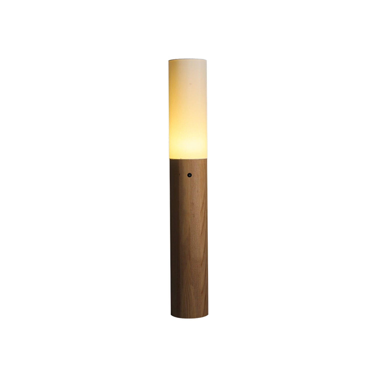 Vero Timber Column Floor Lamp - Neutral Decor
