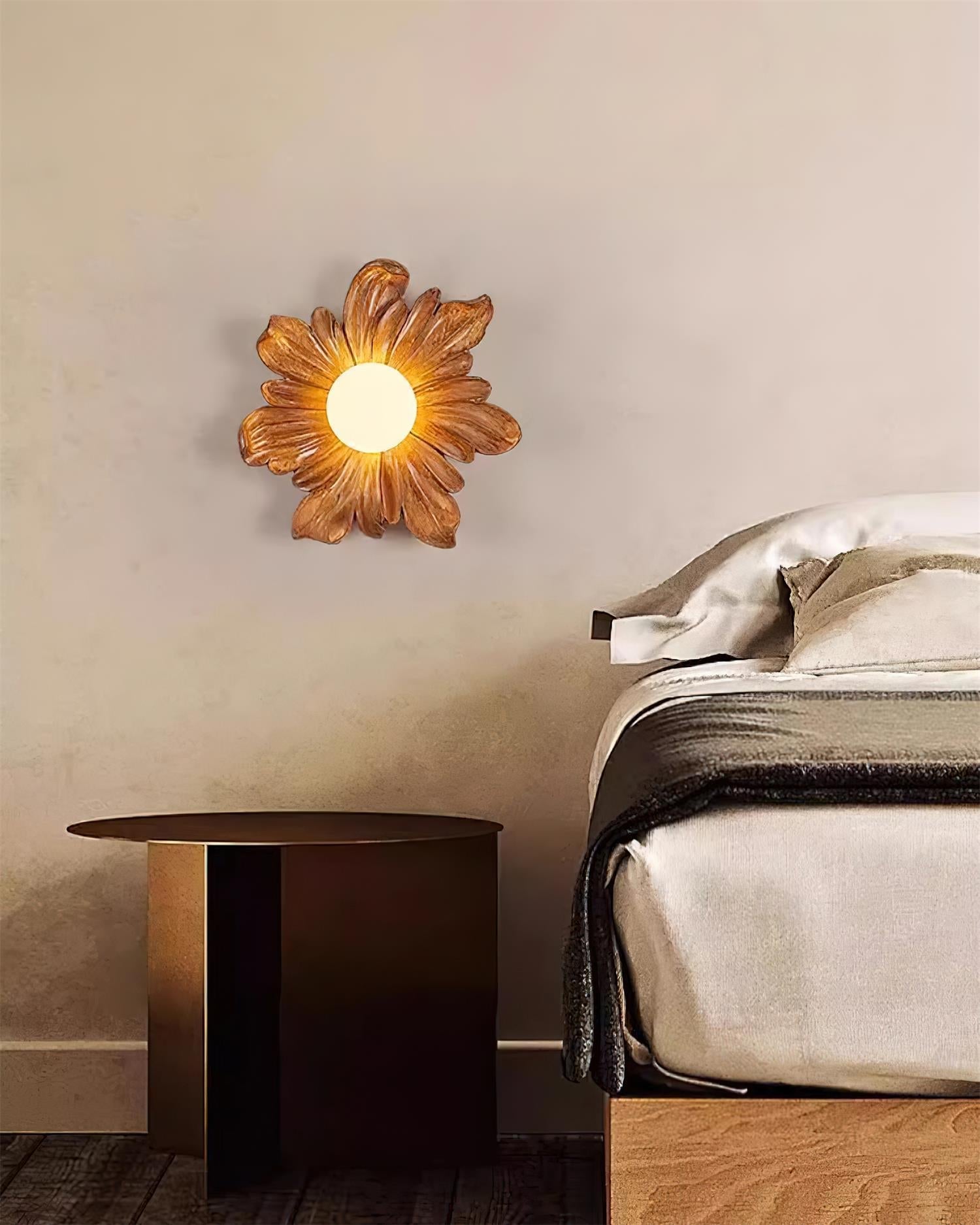 Tina Flower Wall Lamp - Neutral Decor