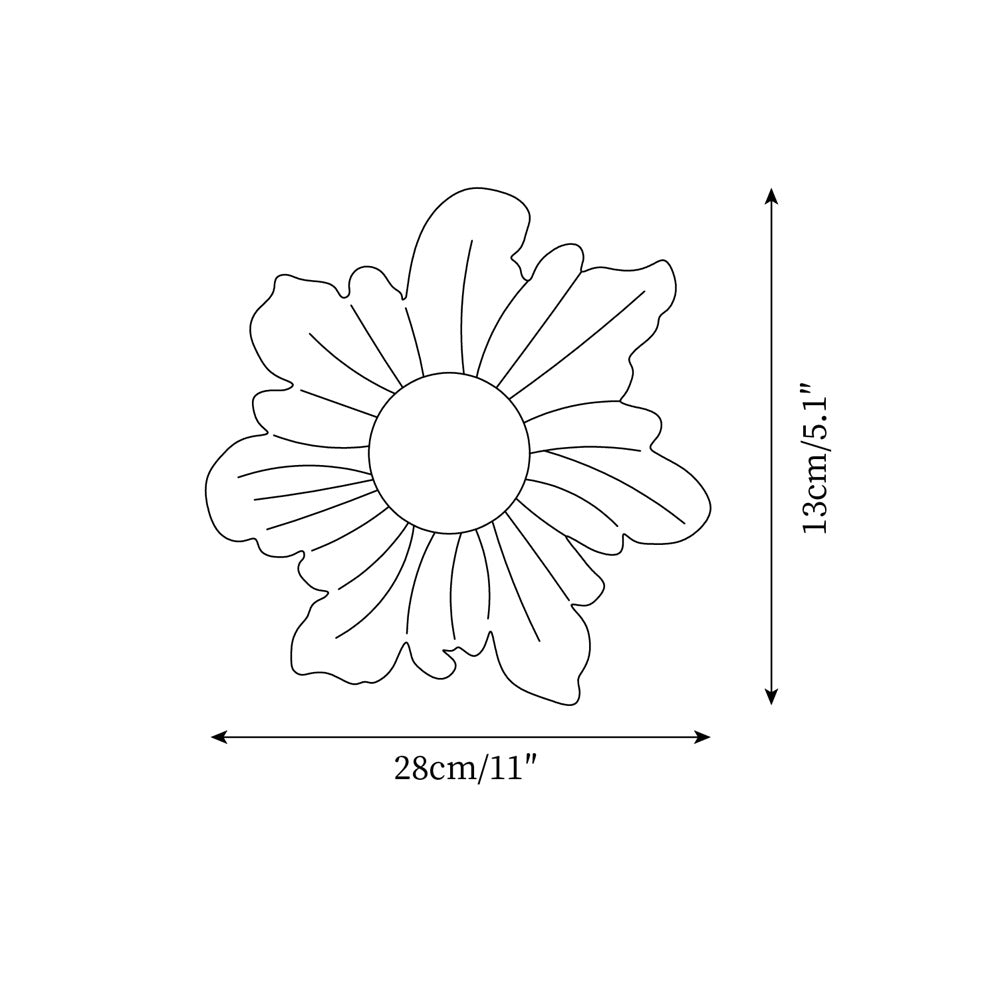 Tina Flower Wall Lamp - Neutral Decor