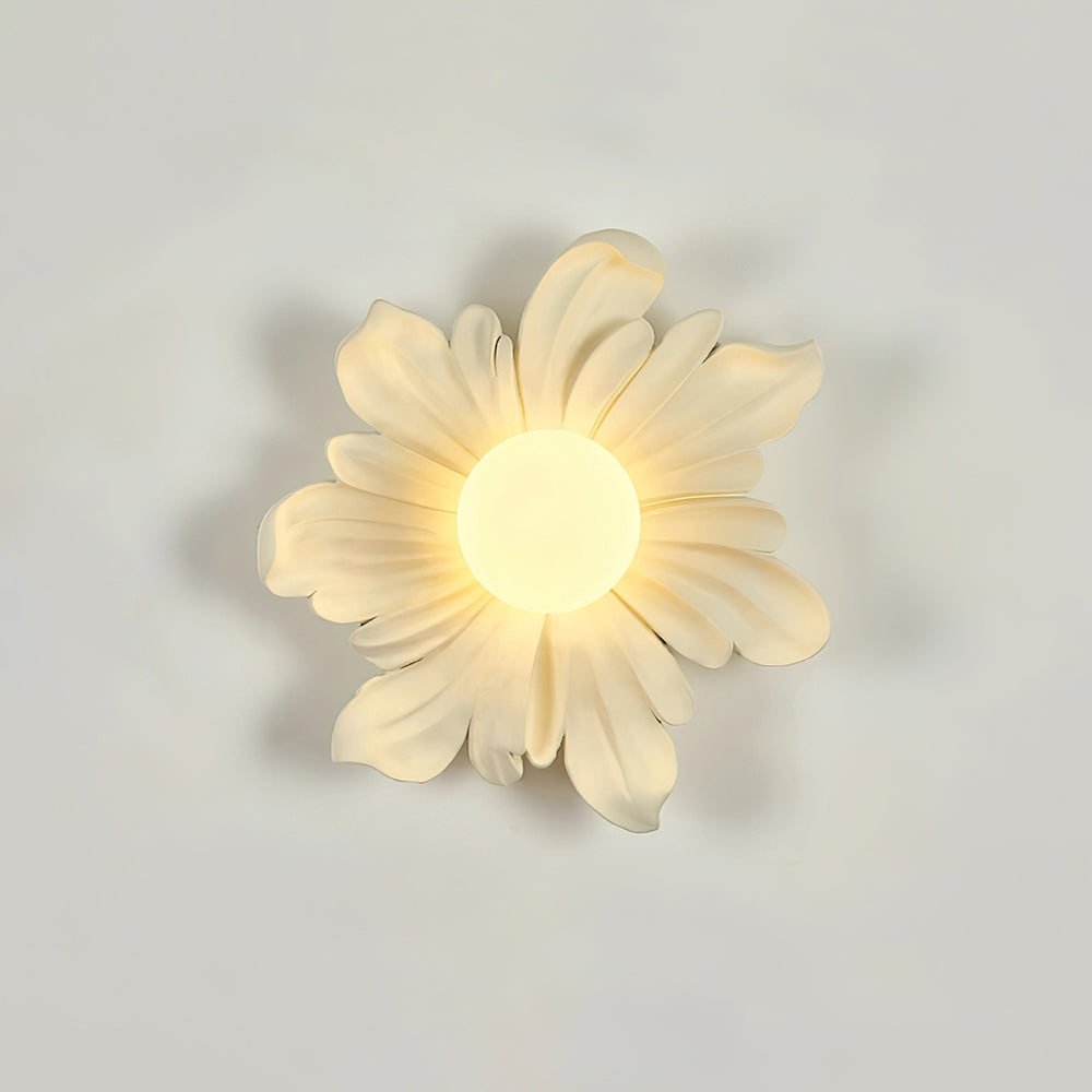 Tina Flower Wall Lamp - Neutral Decor