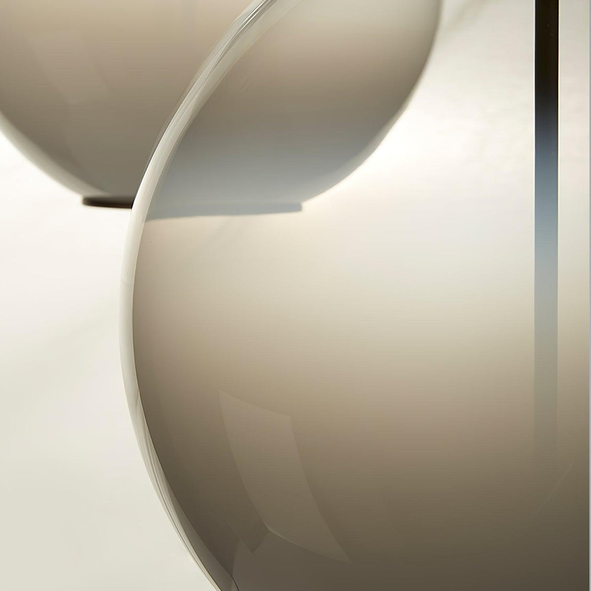 Celelaine Pendant Lamp Smoke Gray Glass Gradient for Living Room