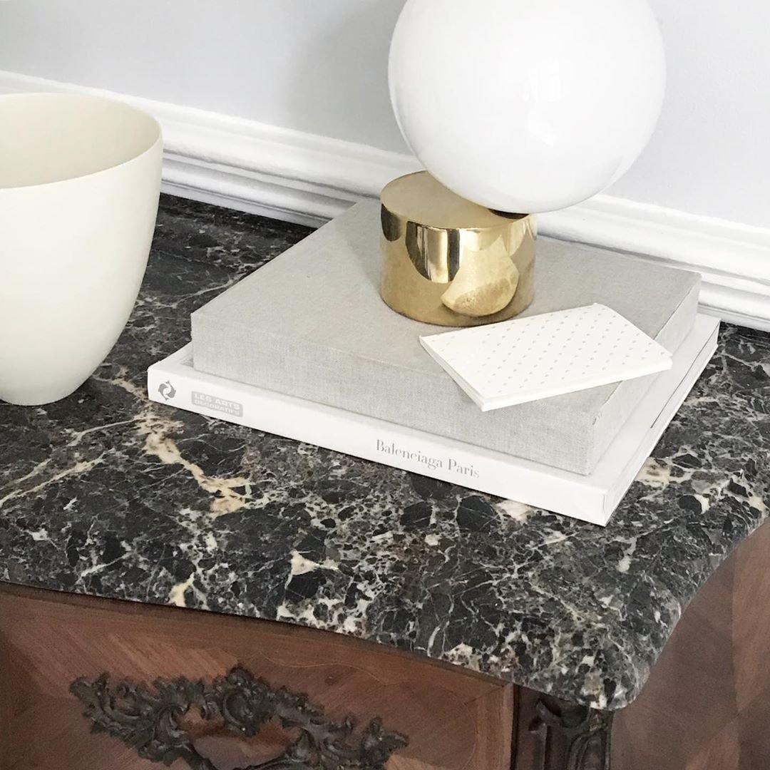 Eiraella Glass Industrial Table Lamp