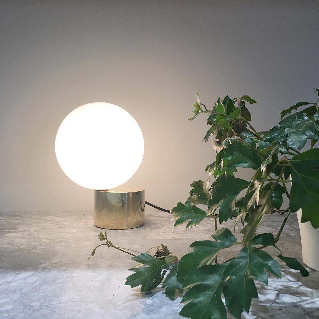 Eiraella Glass Industrial Table Lamp