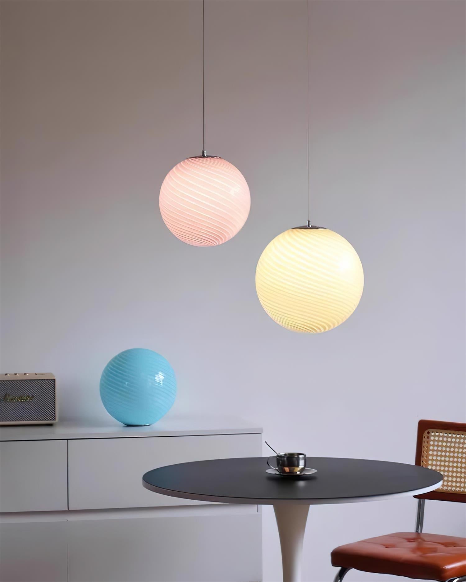 Joliv Glass Globe Pendant Lamp - Neutral Decor