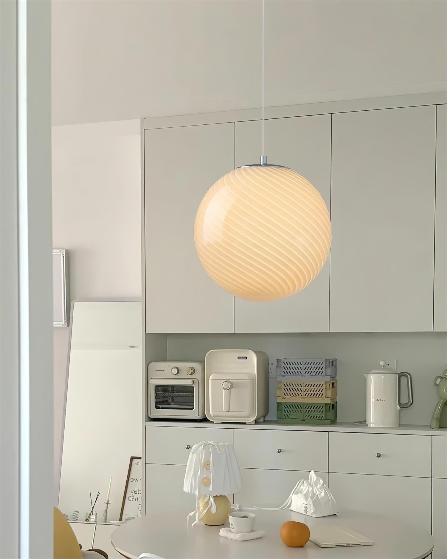 Joliv Glass Globe Pendant Lamp - Neutral Decor
