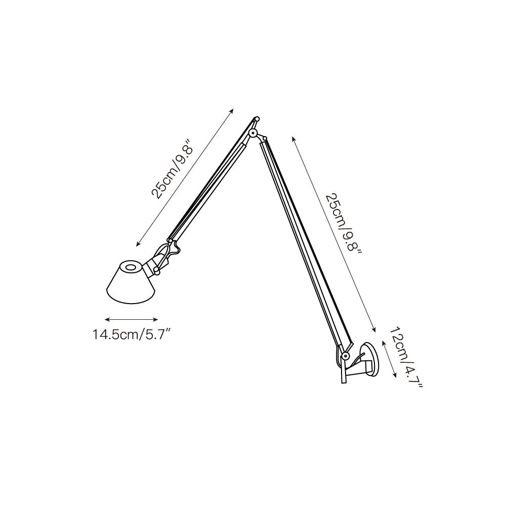 Elaoine Arm Wall Lamp