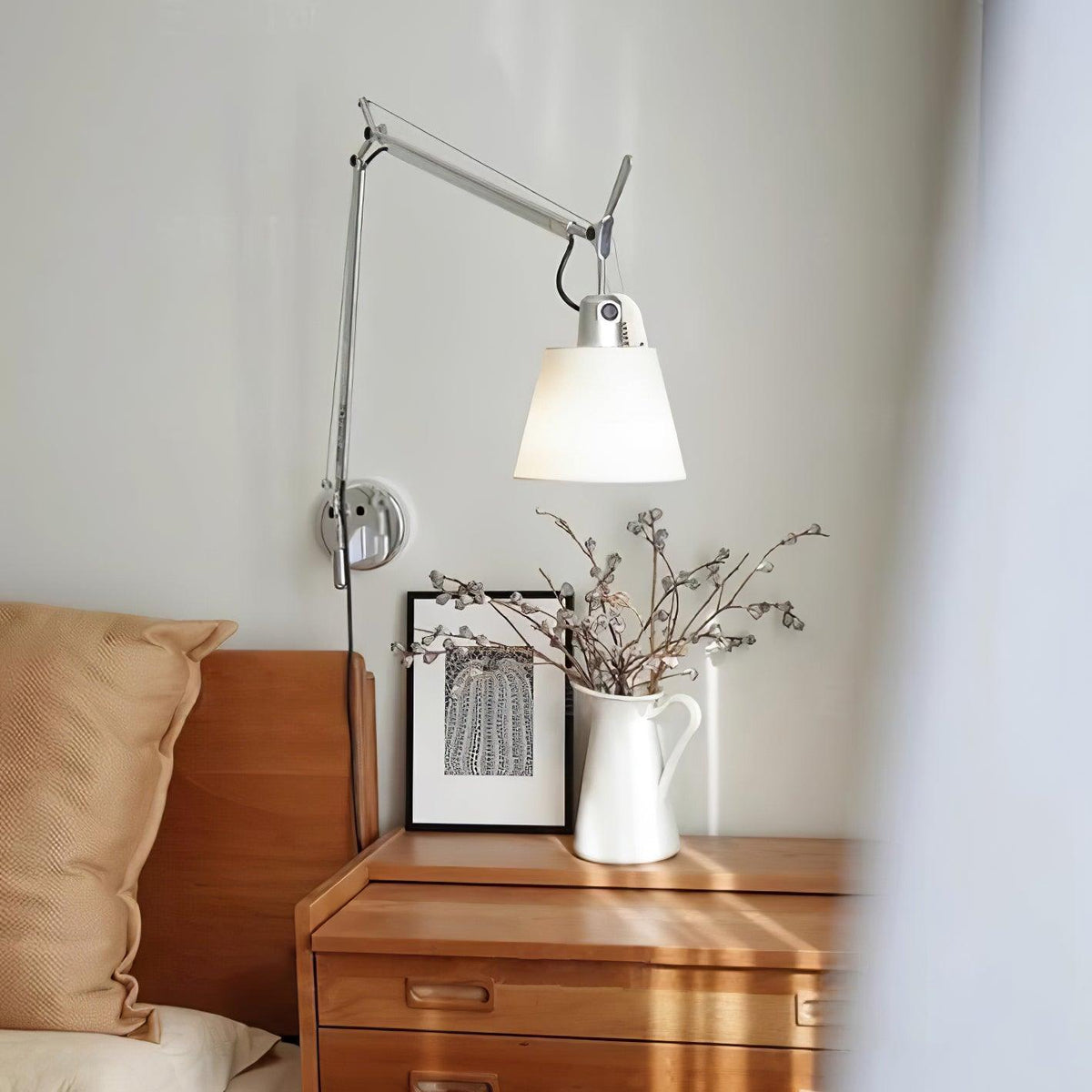 Elvinir Rocker Modern Design Fabric Wall Lamp