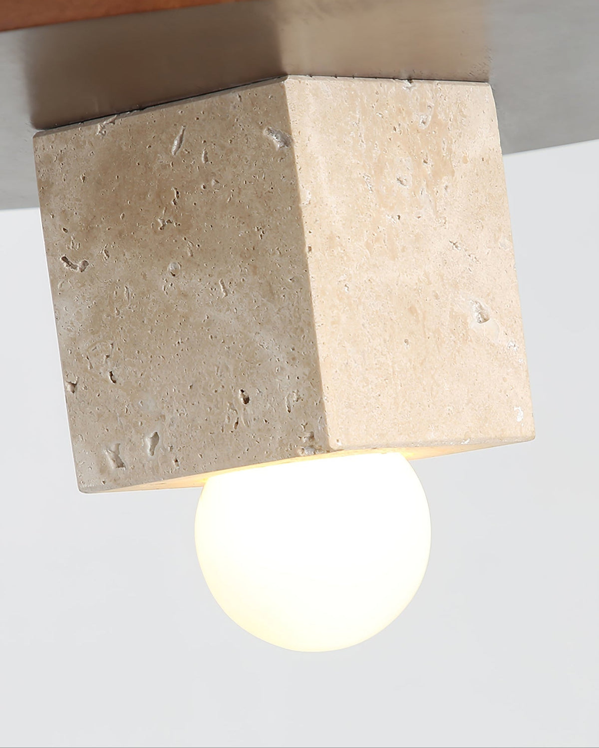 Sarix Geometric Travertine Pendant Light