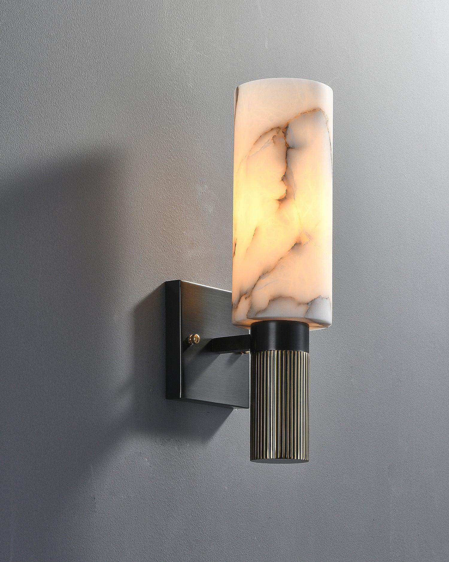 Eldric Alabaster Wall Light - Neutral Decor