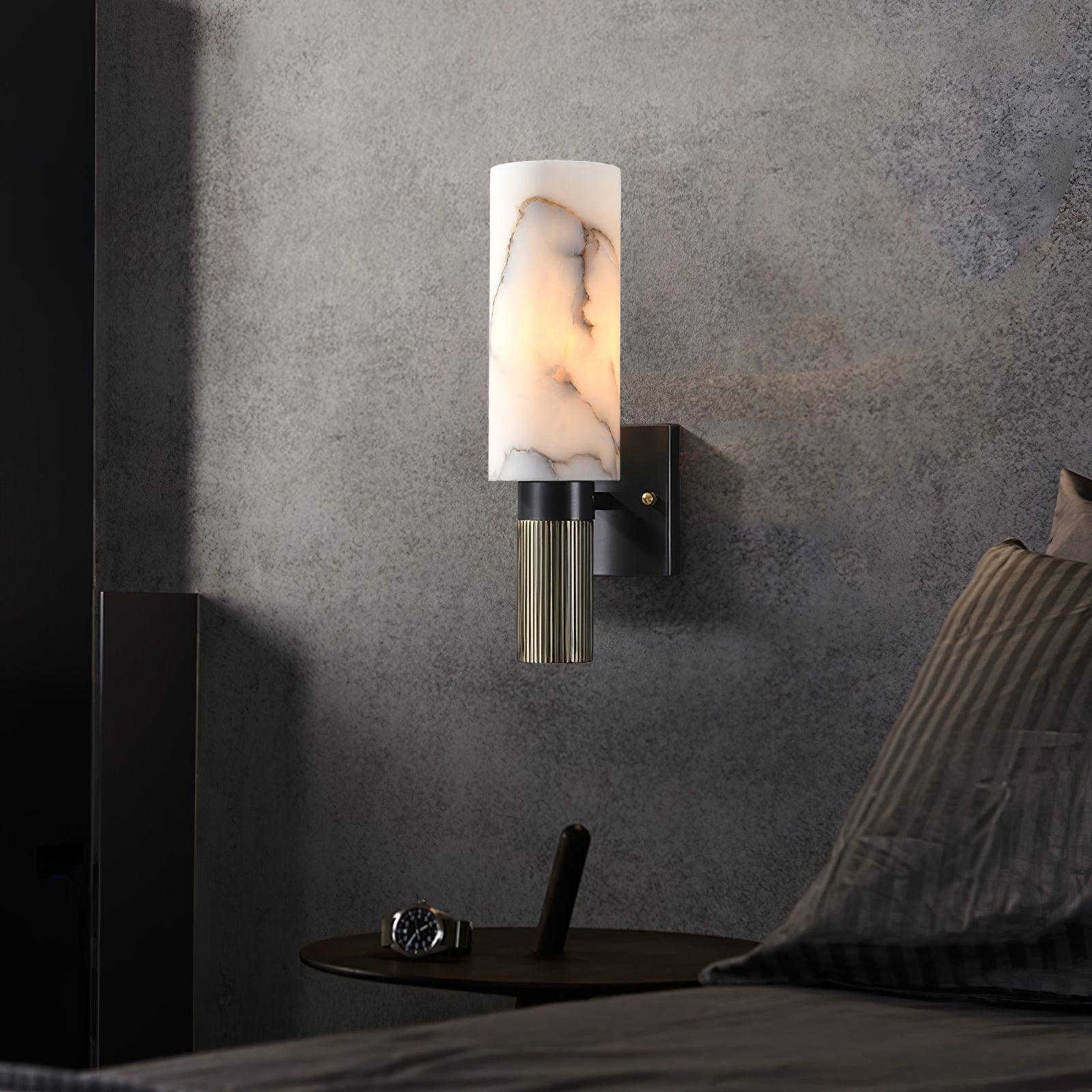 Eldric Alabaster Wall Light - Neutral Decor