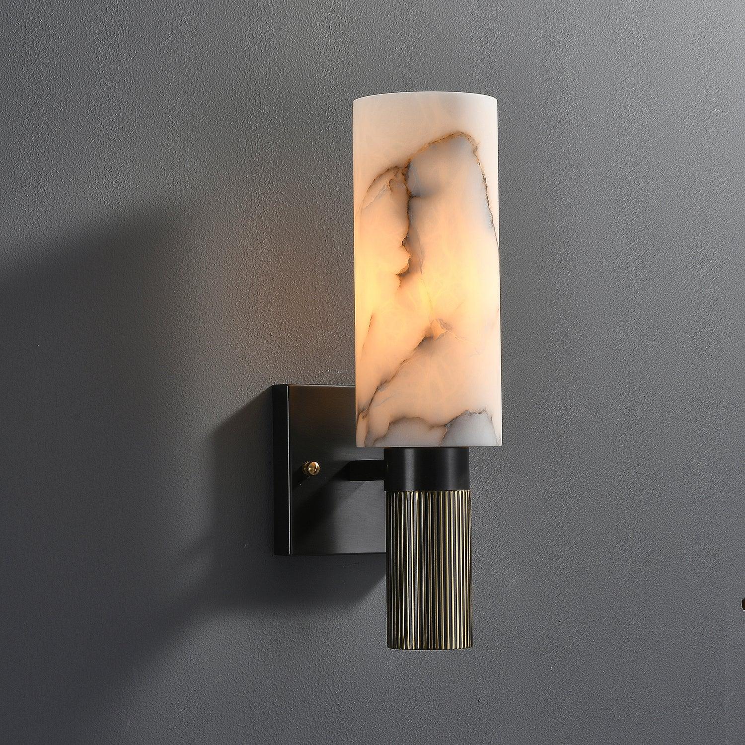 Eldric Alabaster Wall Light - Neutral Decor