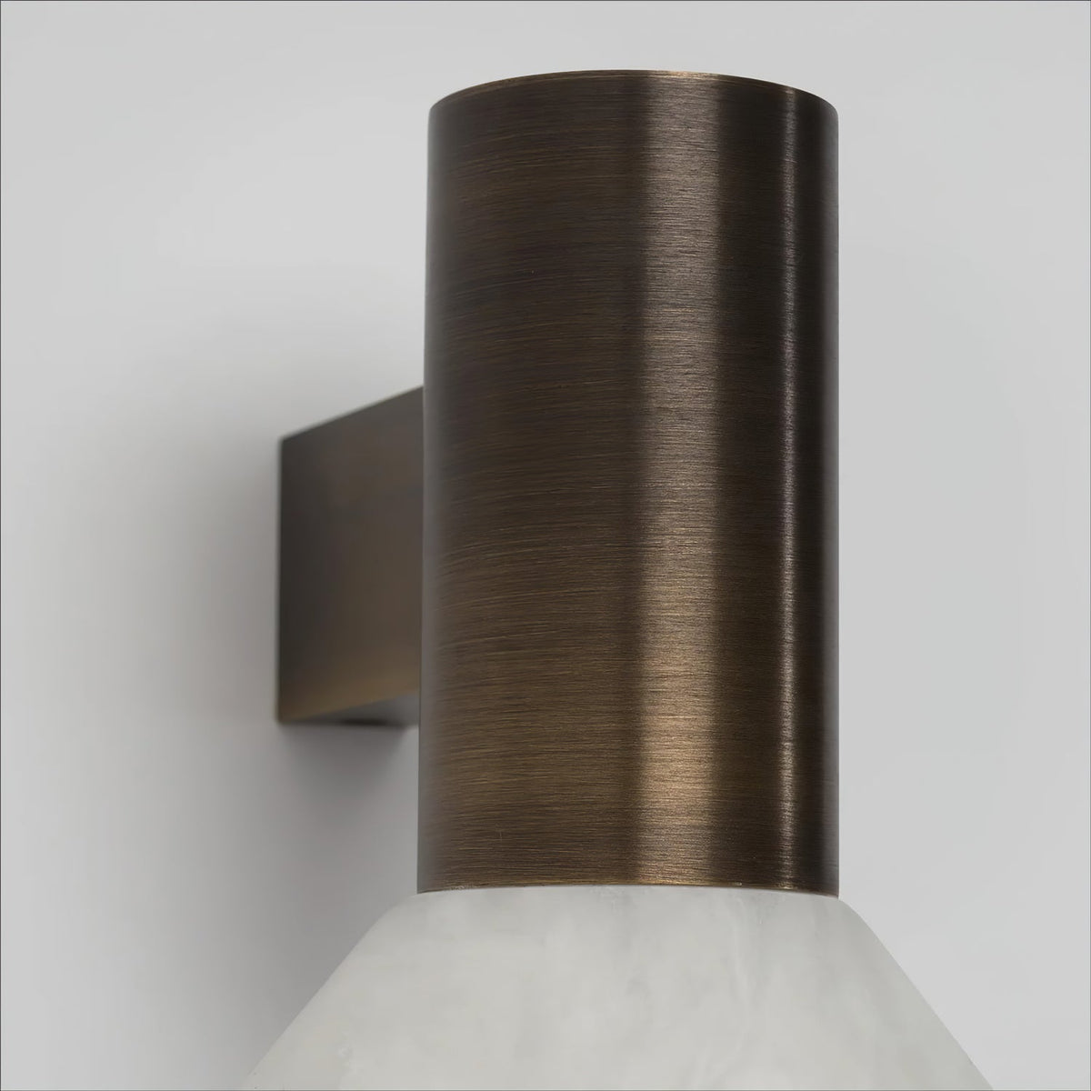 Rino Cone Alabaster Wall Light