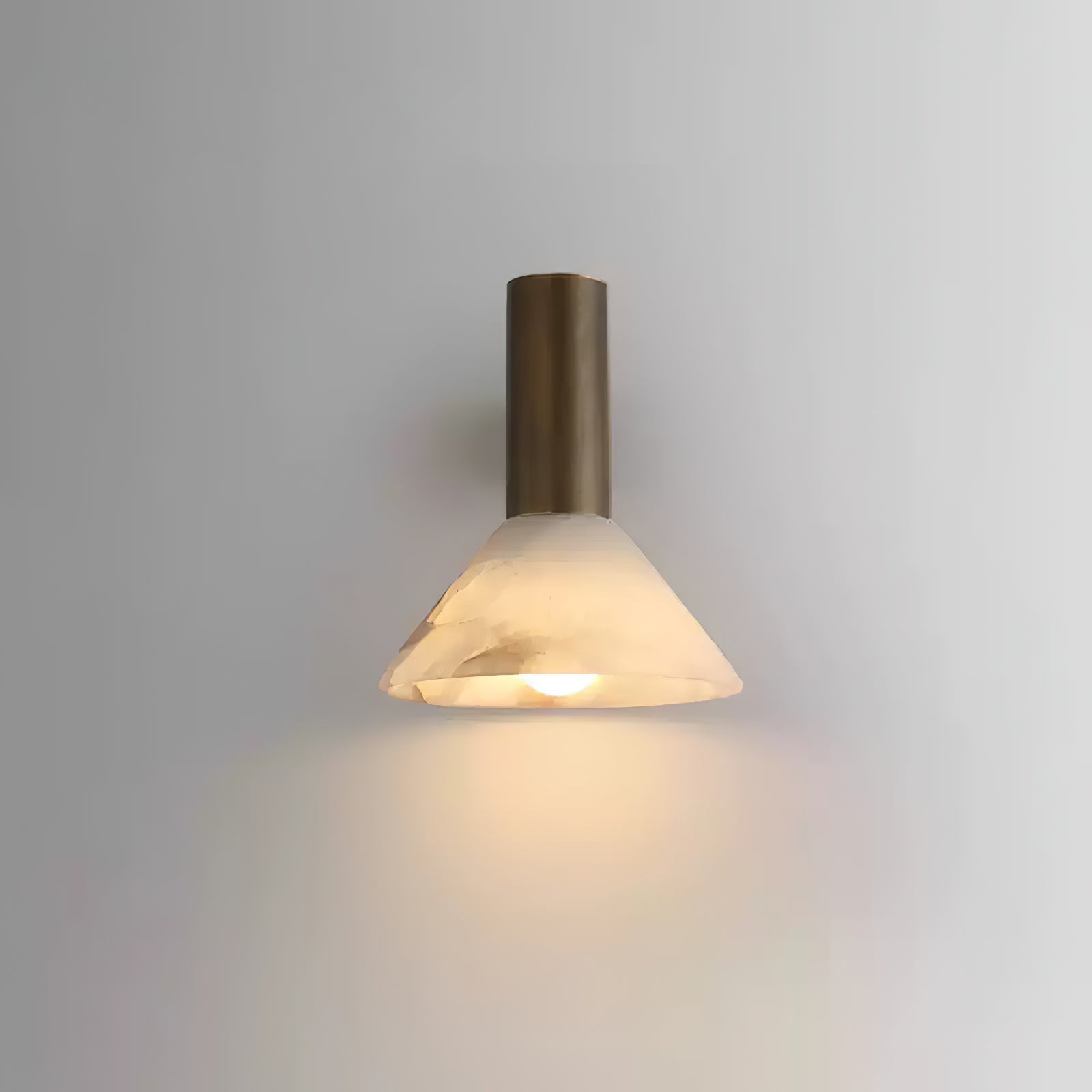 Rino Cone Alabaster Wall Light