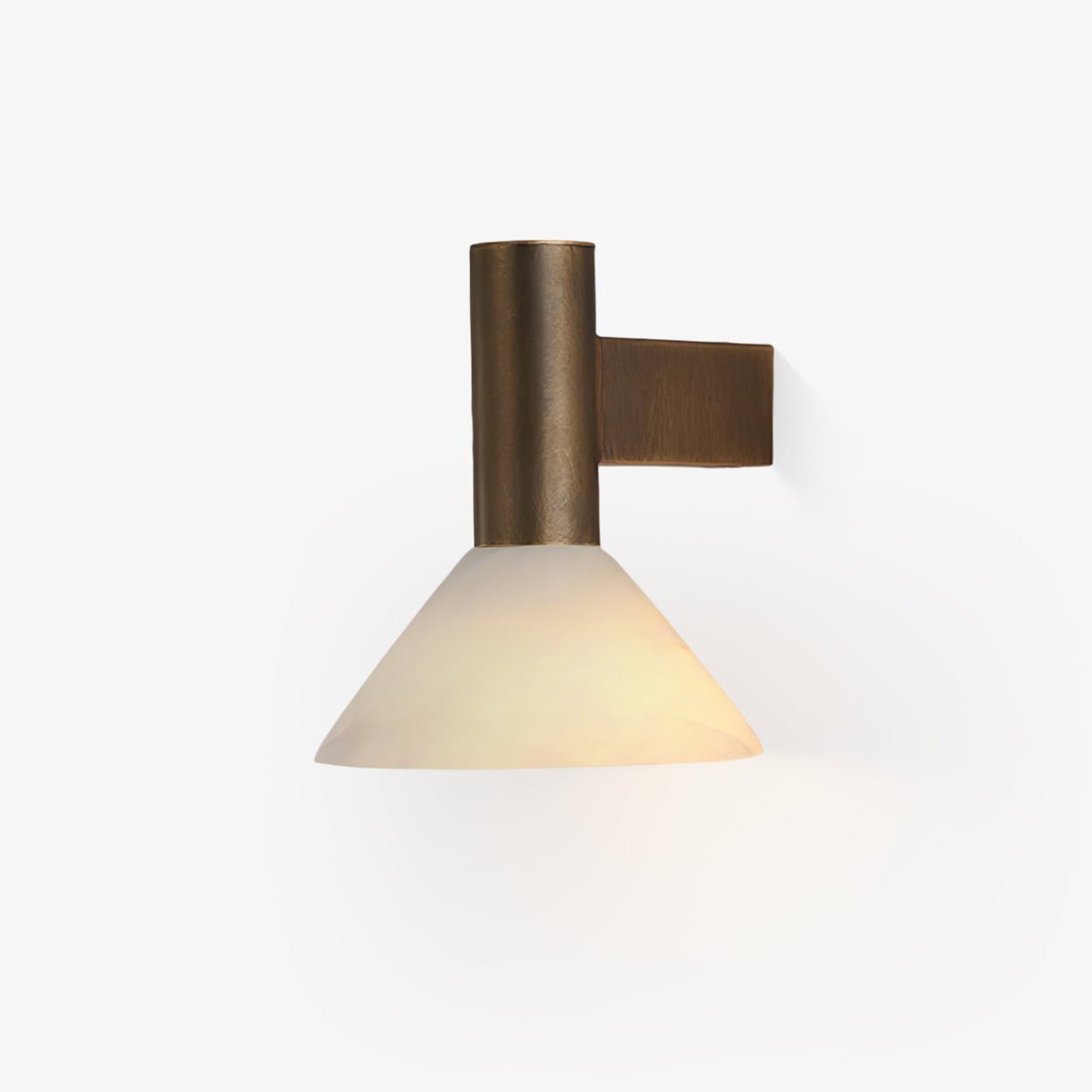 Rino Cone Alabaster Wall Light