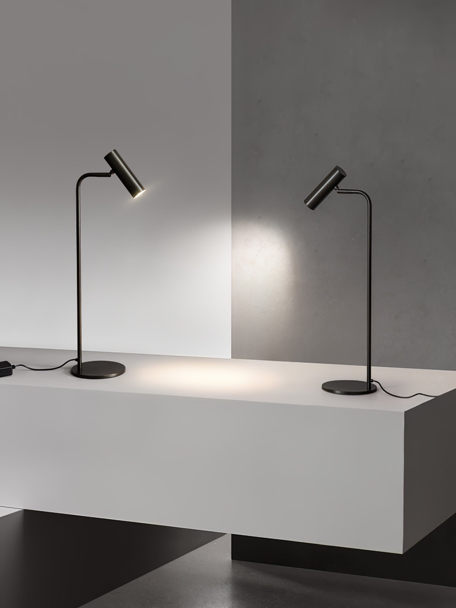 Briona Brass Industrial Table Lamp