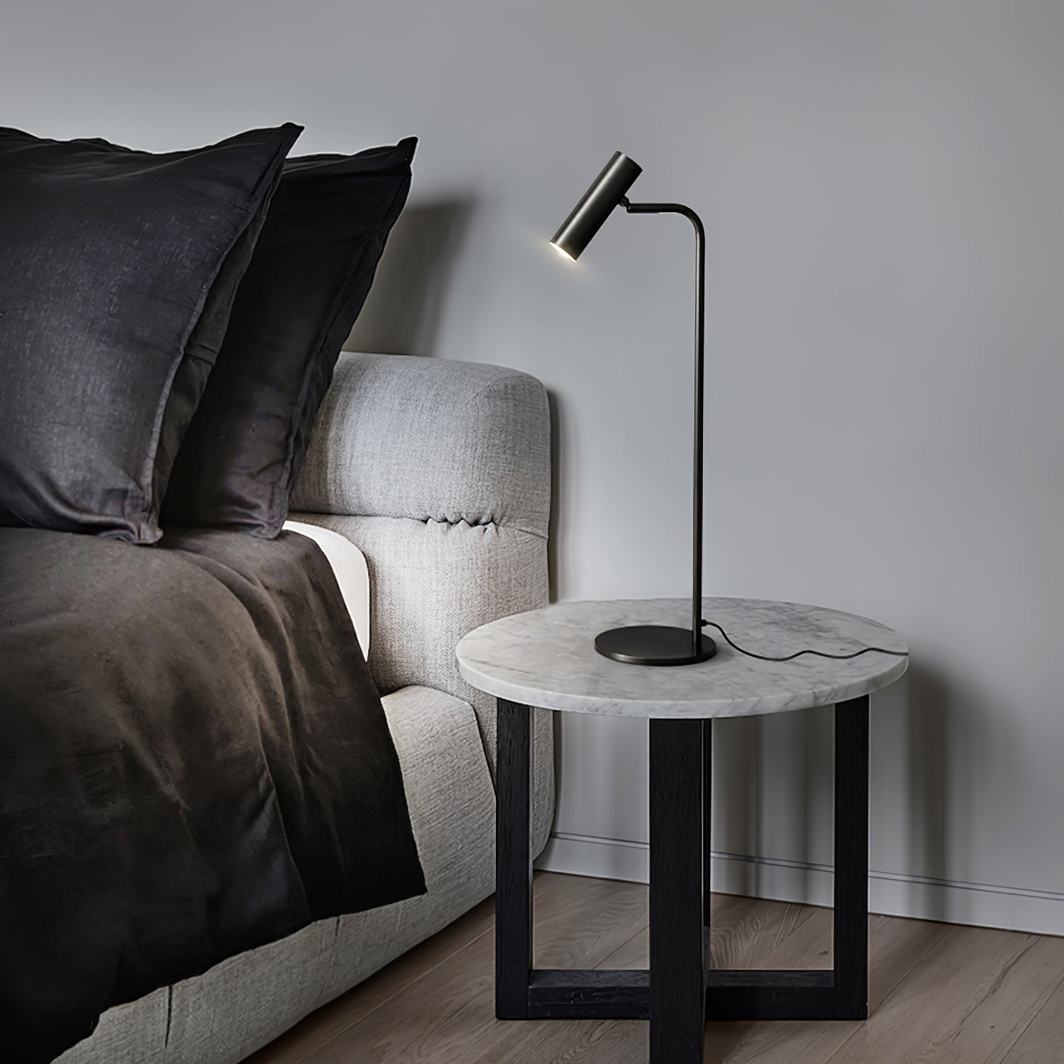 Briona Brass Industrial Table Lamp