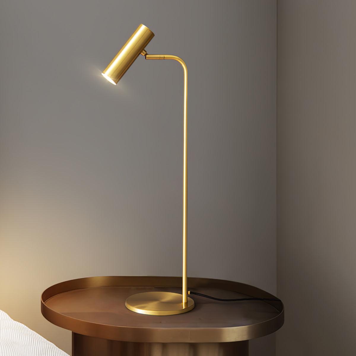 Briona Brass Industrial Table Lamp