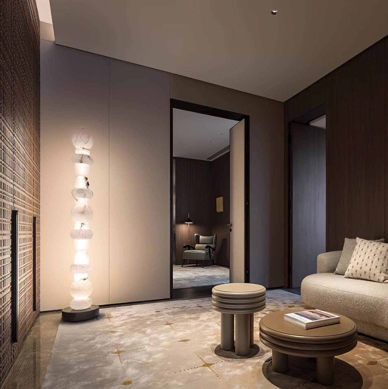 Nostix Alabaster Floor Lamp