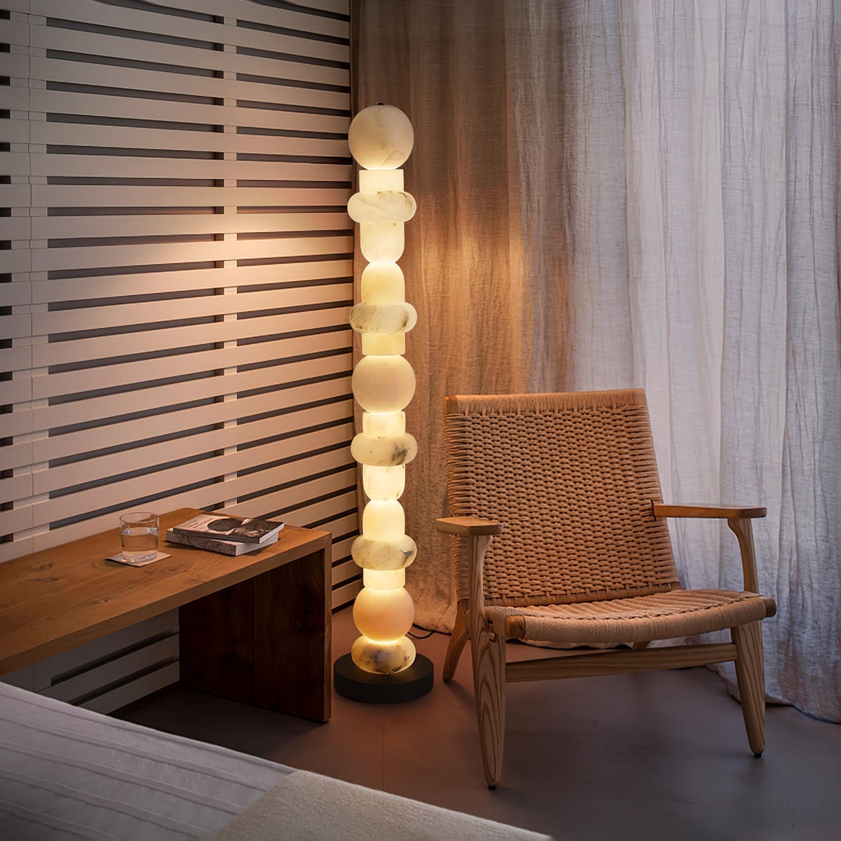 Nostix Alabaster Floor Lamp