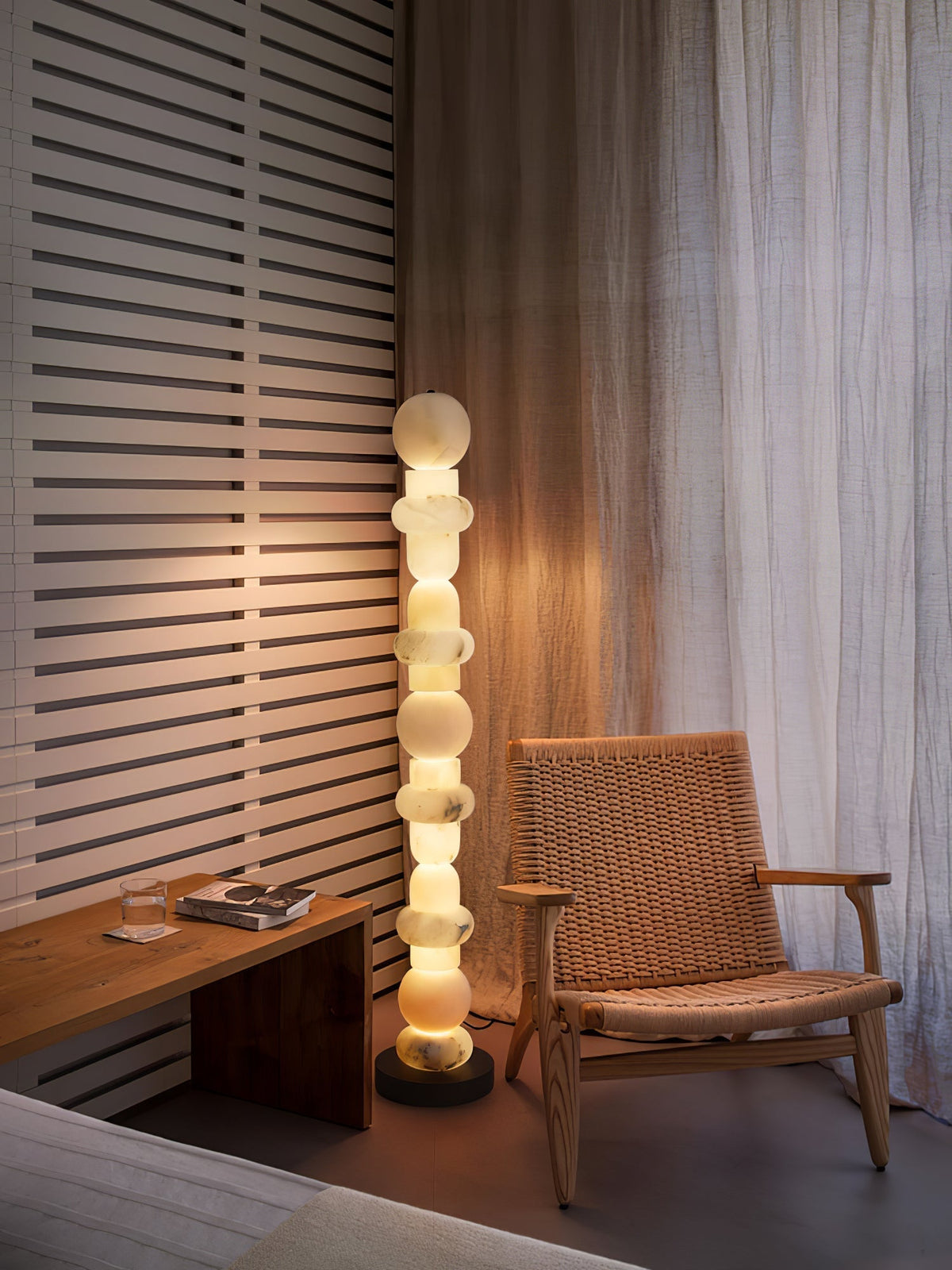 Nostix Alabaster Floor Lamp