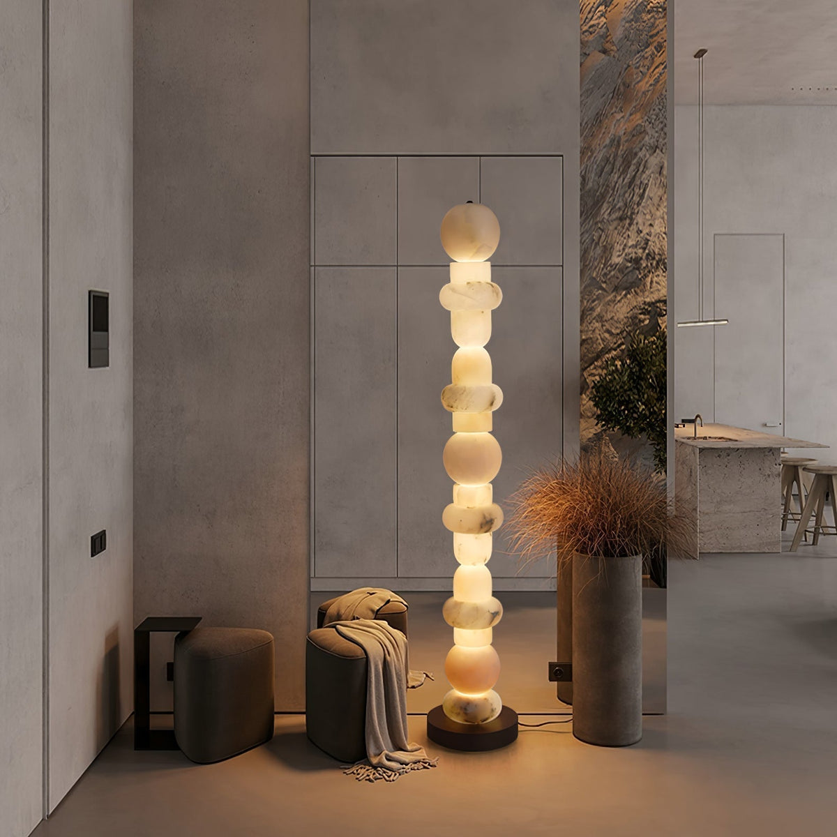 Nostix Alabaster Floor Lamp