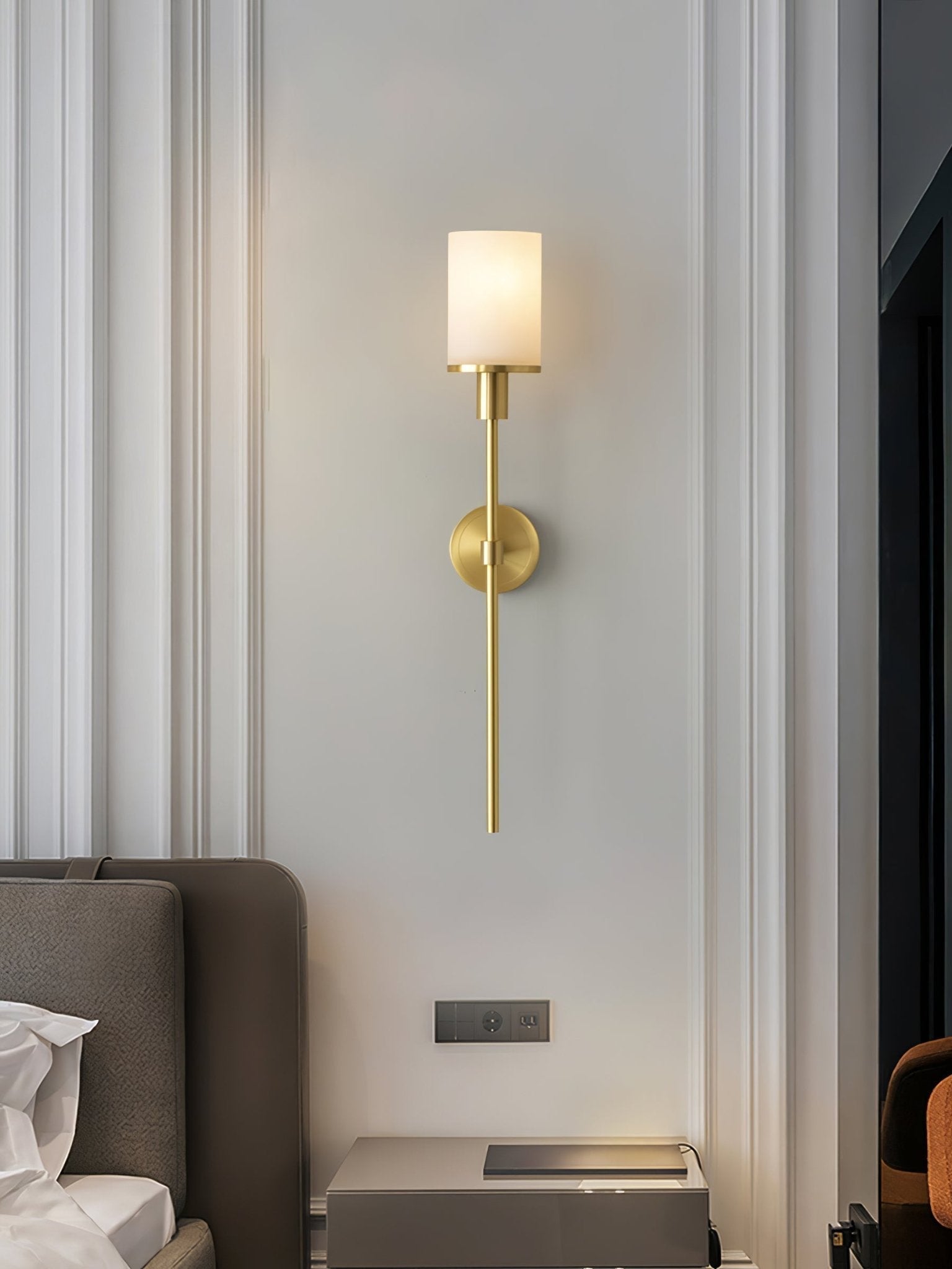 Mycara Nordic Art Classic Alabaster Sconce Wall lamp