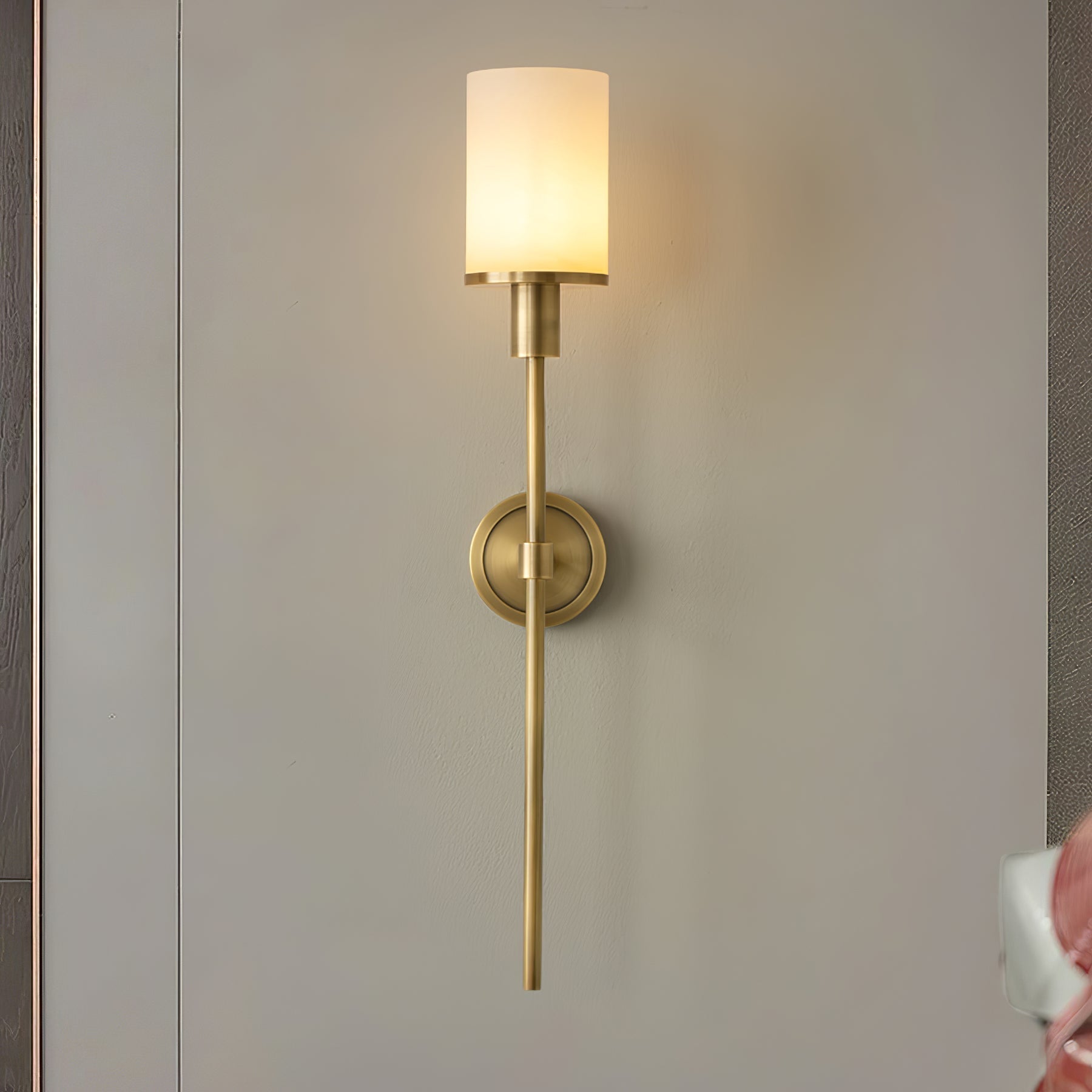 Mycara Nordic Art Classic Alabaster Sconce Wall lamp