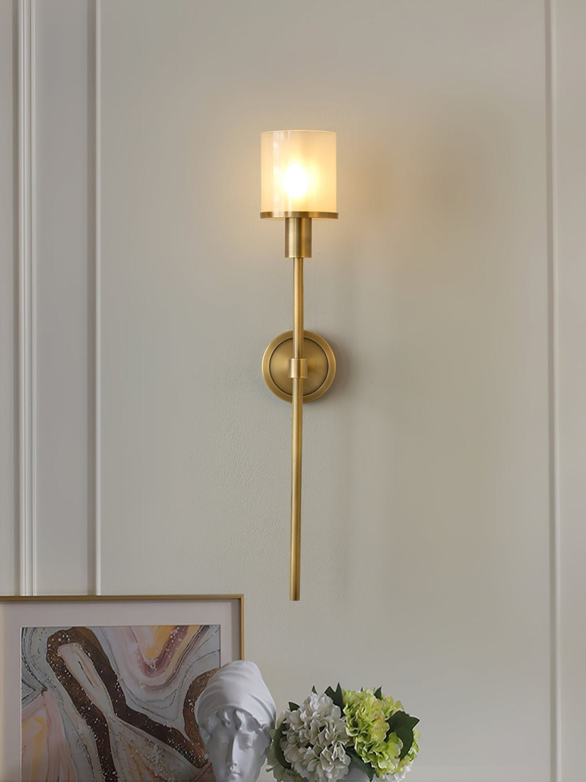 Mycara Nordic Art Classic Alabaster Sconce Wall lamp