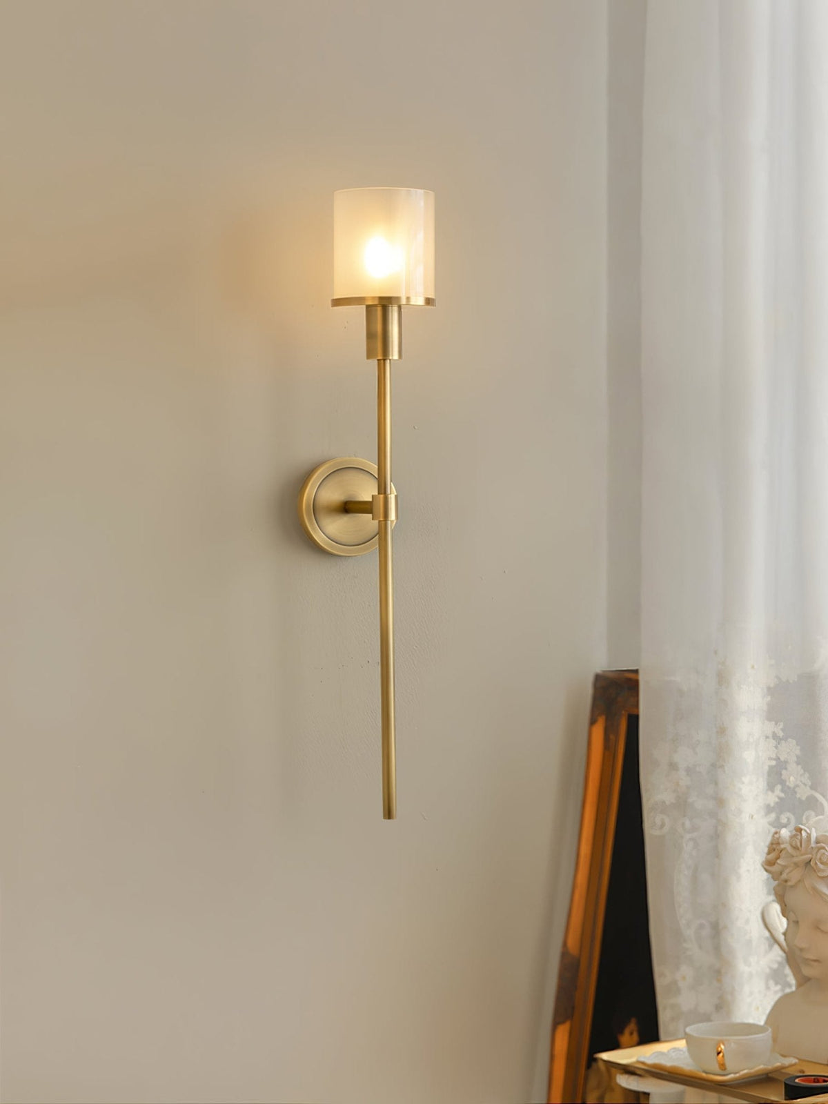 Mycara Nordic Art Classic Alabaster Sconce Wall lamp