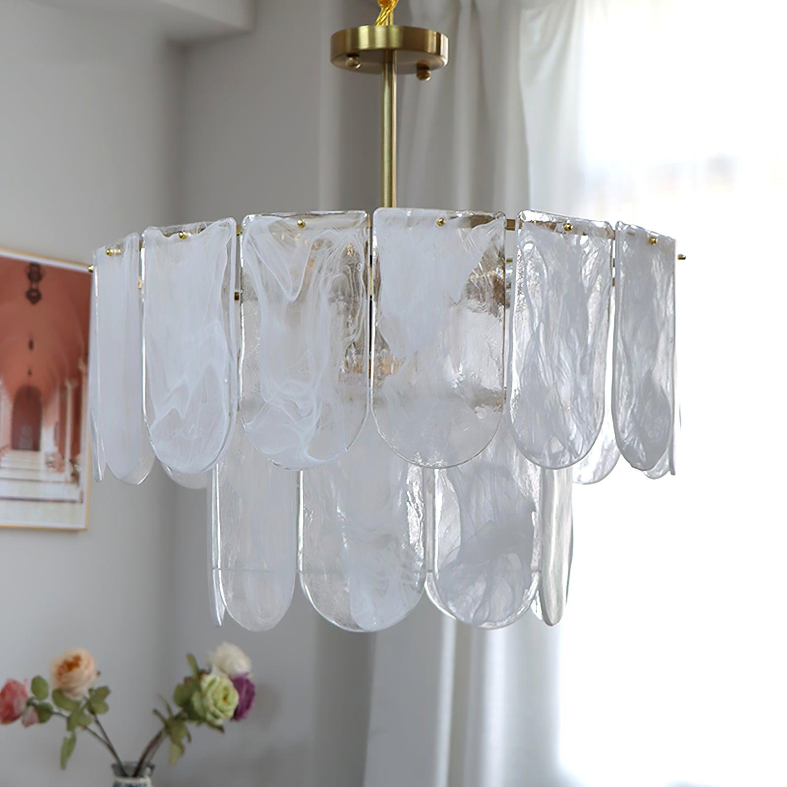 Eiraline Chandelier Traditional Classic Glass Metal