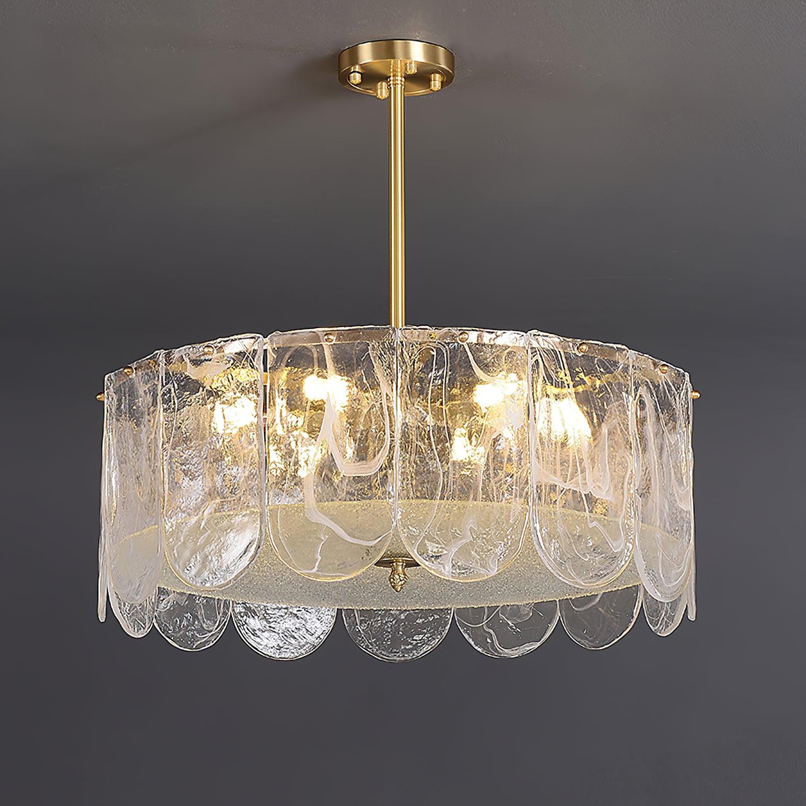 Eiraline Chandelier Traditional Classic Glass Metal