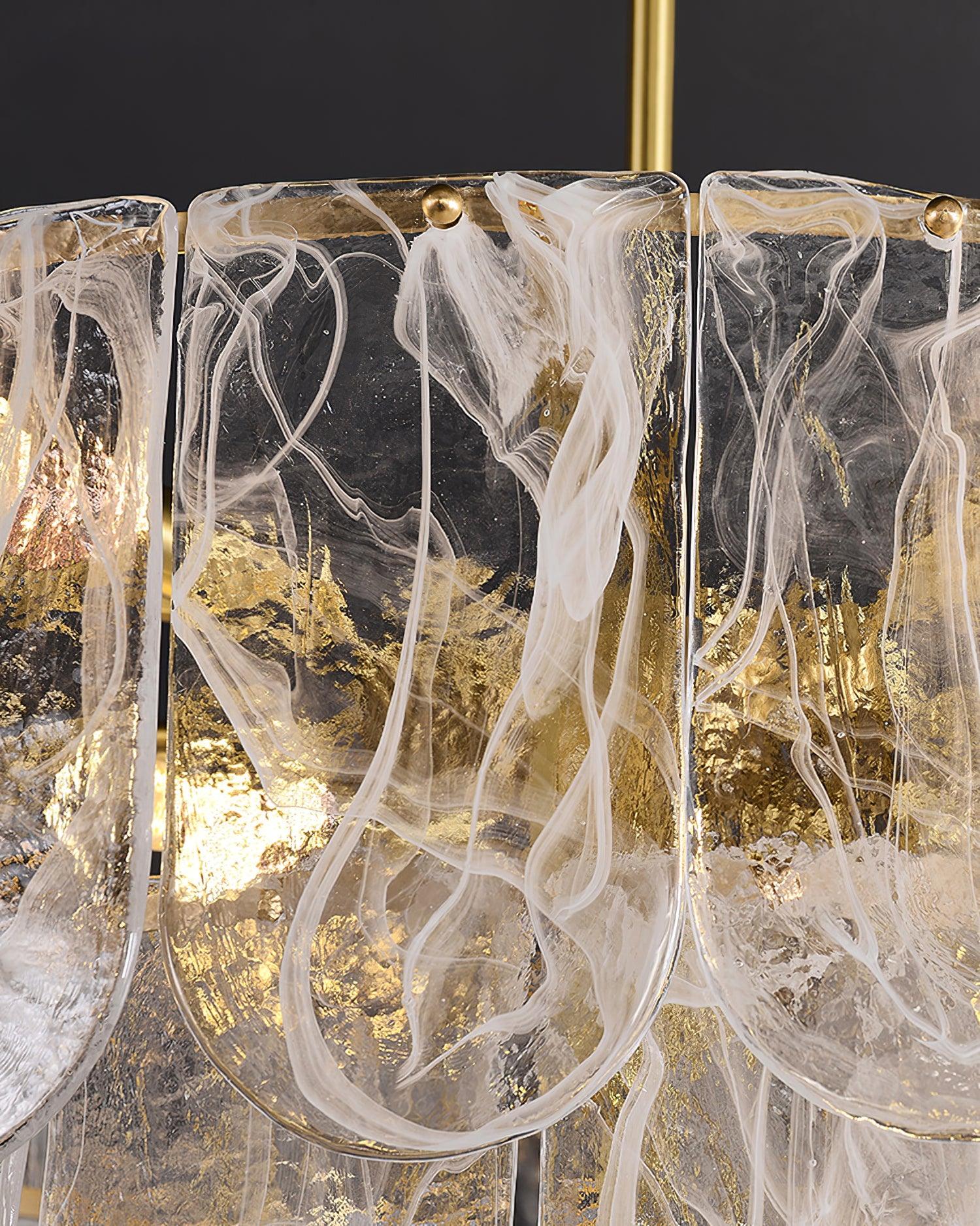 Eiraline Chandelier Traditional Classic Glass Metal