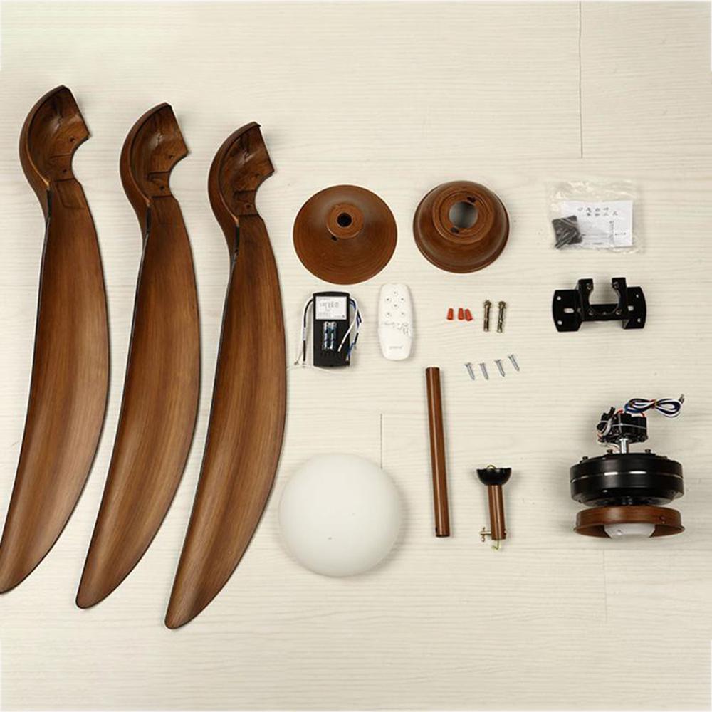 Selerena Natural Traditional Ceiling Fan Light