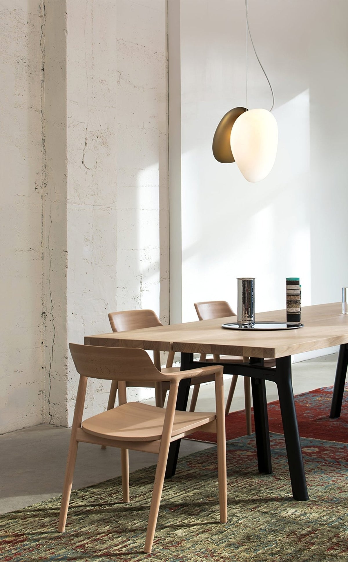 Mervan Frosted Glass Pendant Light