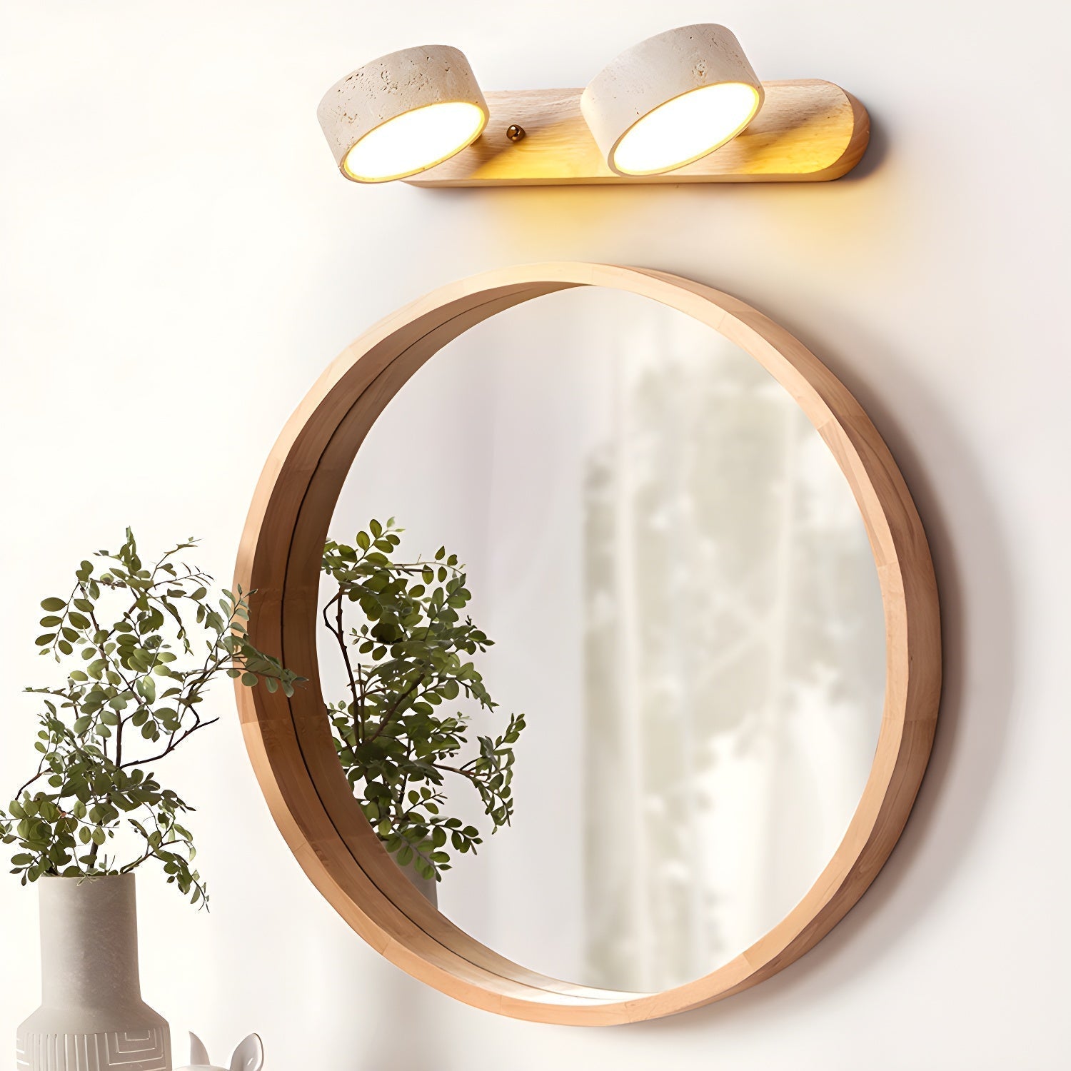 Talia Travertine Indoor Wall Light Neutral