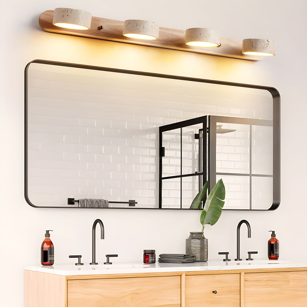 Talia Travertine Indoor Wall Light Neutral