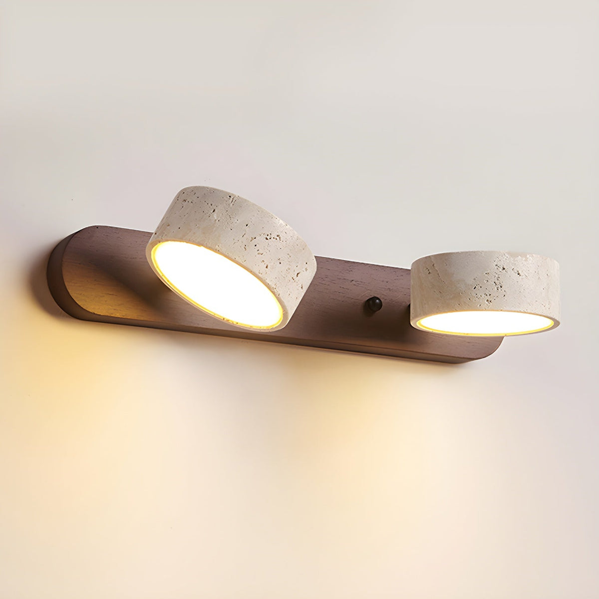 Voloreth Minimalist Travertine Wall Light
